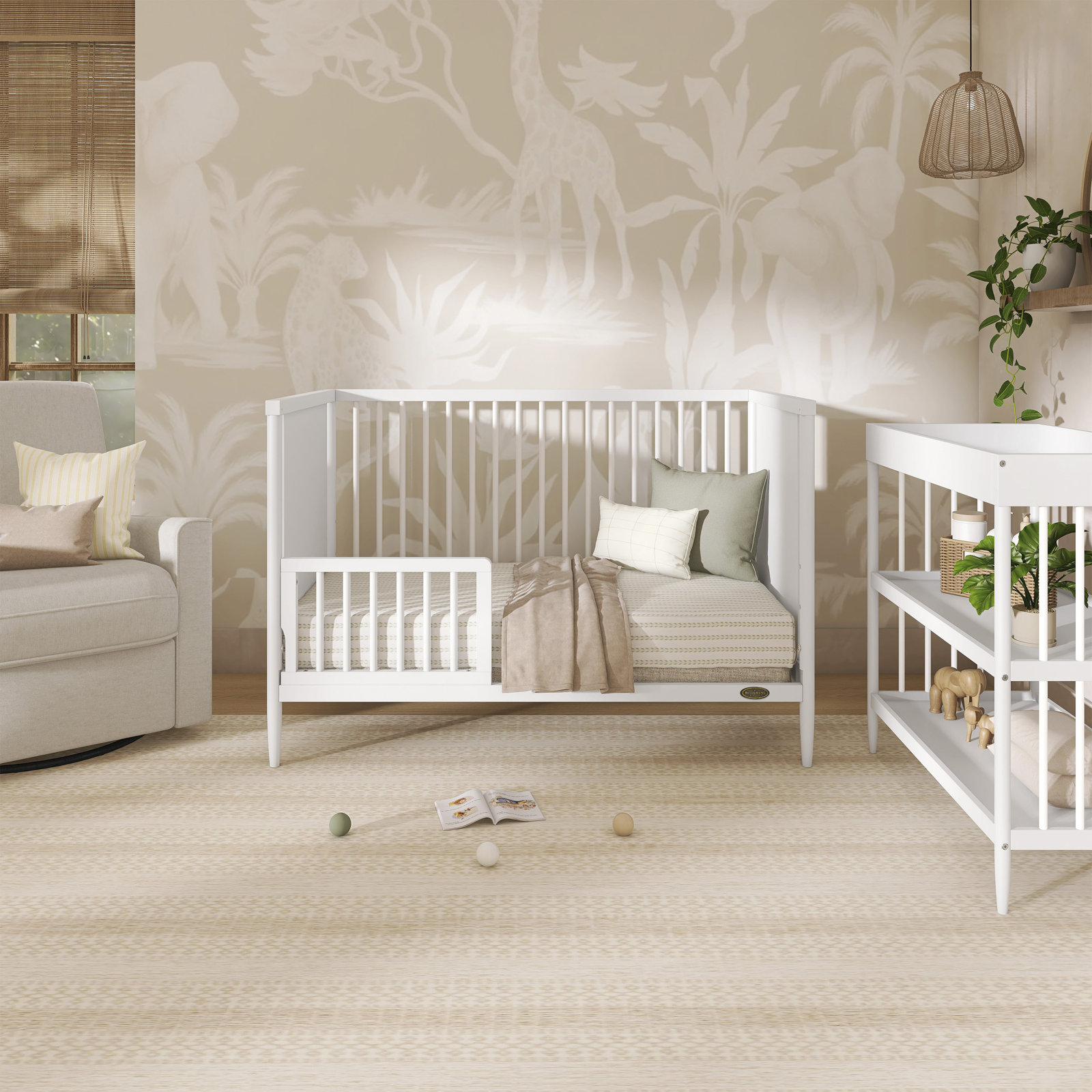 Convertible Crib, White