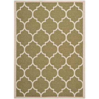 Kerns Geometric Hand Woven Indoor / Outdoor Area Rug