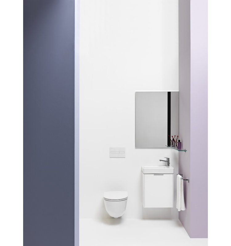 Laufen PRO S 18.89'' L Bathroom Sink, Single Hole, Right