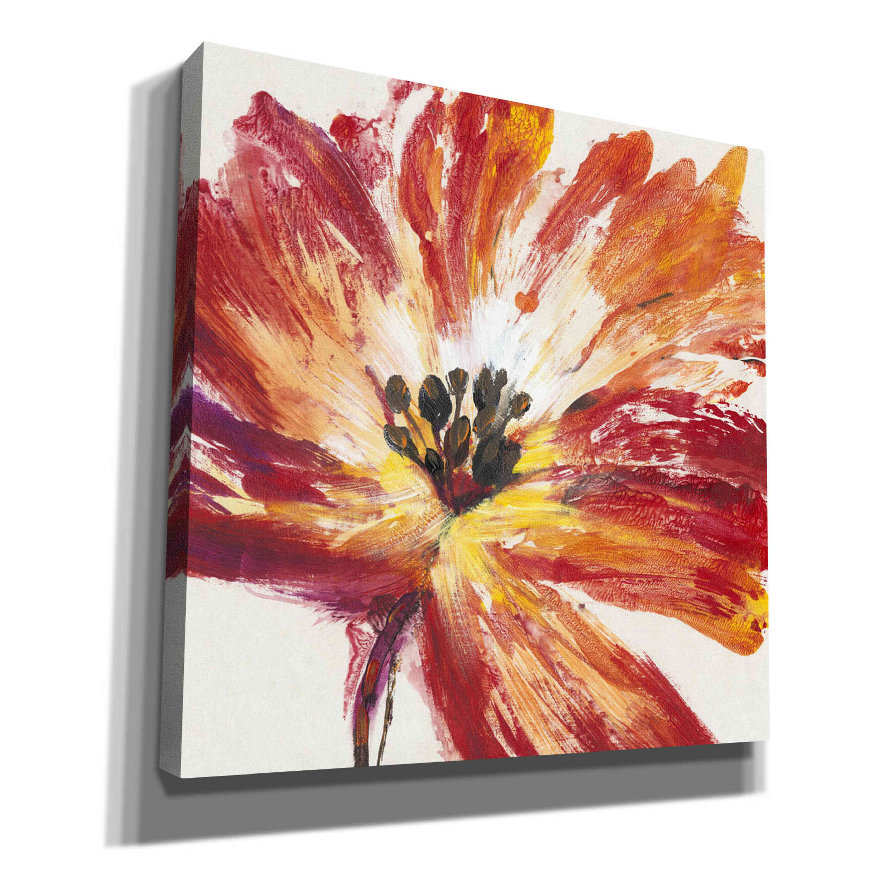 Red Barrel Studio® Hand-painted Oil Painting On Canvas Flowers Paint On  Plastic / Acrylic Painting