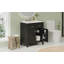 Meuble-lavabo 30 po avec lavabo en céramique-9403205