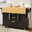 143 cm W Kitchen Island with-1787400295