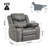 Adwin 37" W Faux Leather Swivel Recliner-99174424