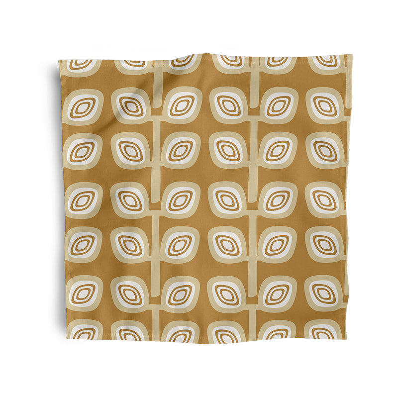 Clorise Leaf Tree Napkins, Yellow