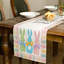 Chemin de table rectangulaire en polyester Foch