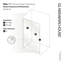 Vela 45 in. x 78 in. Fully Frameless Single Fixed Shower Panel-1021245955