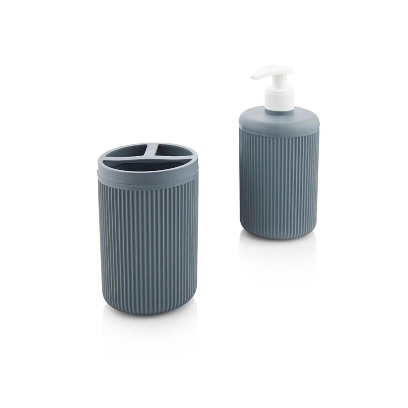 Ensemble d'accessoires de salle de bain 2 pièces, Anthracite