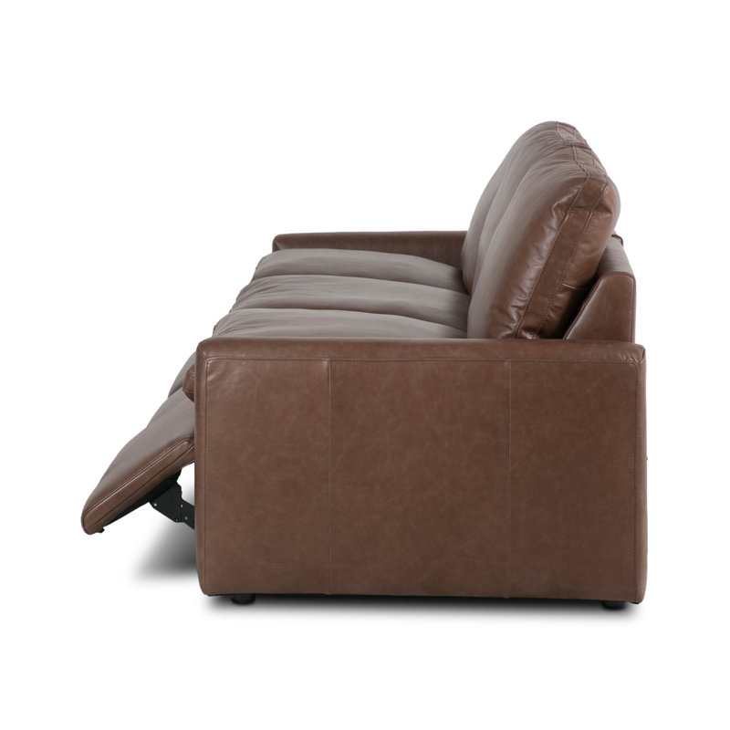 Blythe Power Recliner 3PC Sectional-111"-Sonoma Coco, Sonoma Coco Genuine Leather