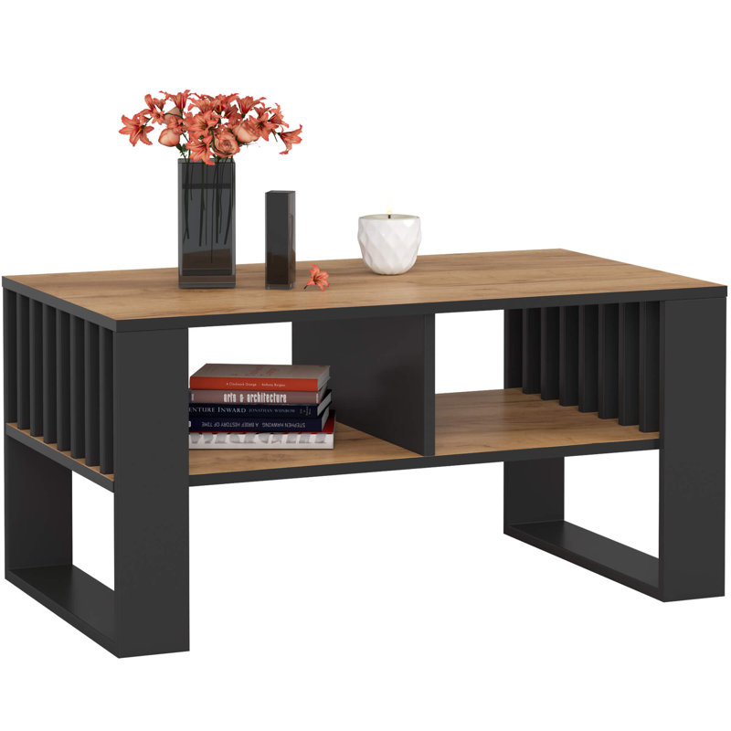 Shaian Four Leg Coffee Table with Storage