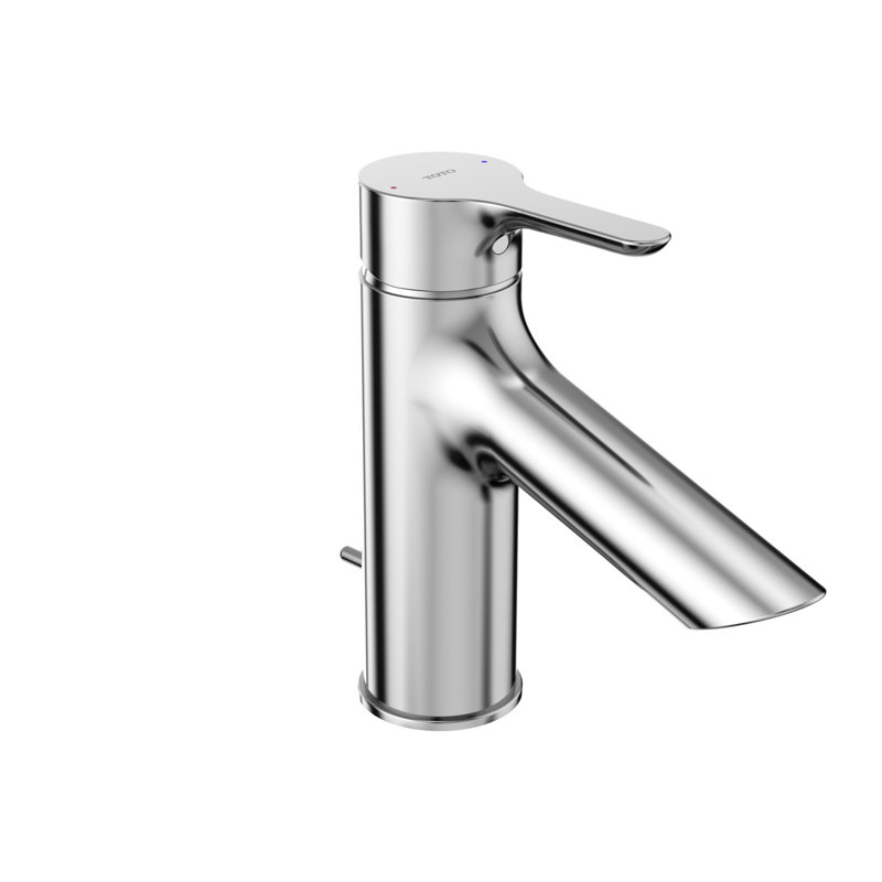 Sleek Polished Chrome Single Hole Bathroom Faucet with Ceramic Disc Valve