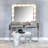 Engineered Wood Rectangle LED Floor Mirror