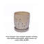 Pot à fleurs brun et blanc antique en céramique pour patio, jardin, rebord de fenêtre, et plus encore (2 pièces)