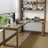 Light-walnut L-Shaped Solid Wood desk-344426704-344426716