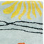 Tapis bleu / multicolore touffeté à la main Carolette-1143076431