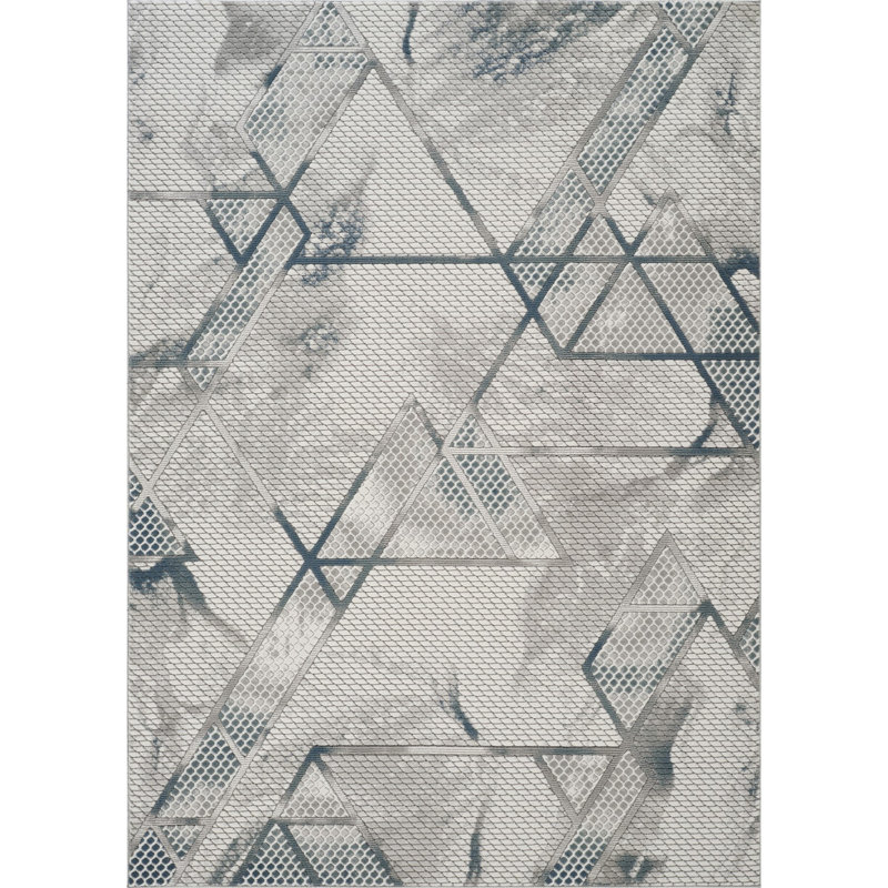 Tapis en polyester résistant aux taches de style contemporain pour les salons, les chambres et les bureaux
