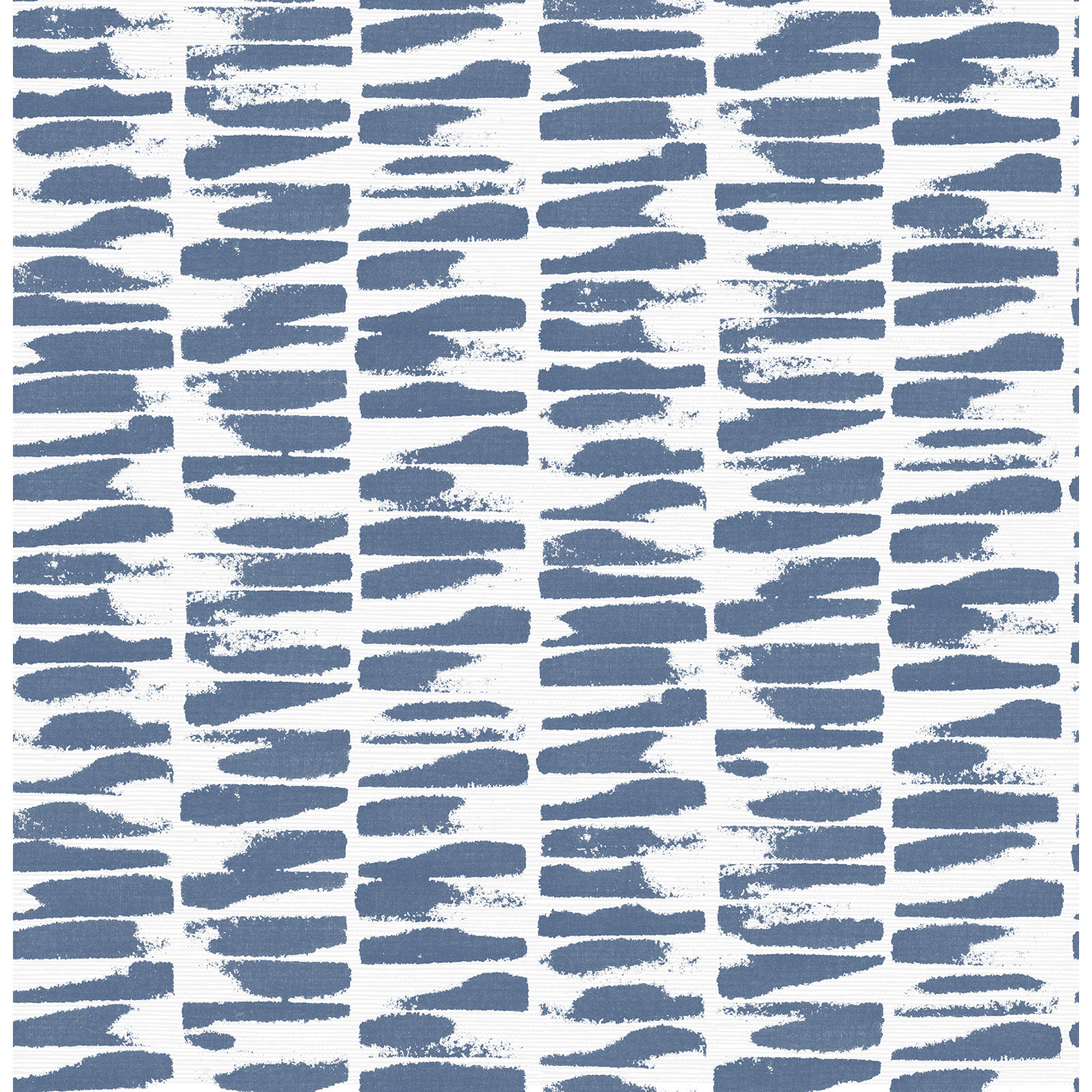 Ravi 33' L x 20.5" W Wallpaper Roll, Blue/White