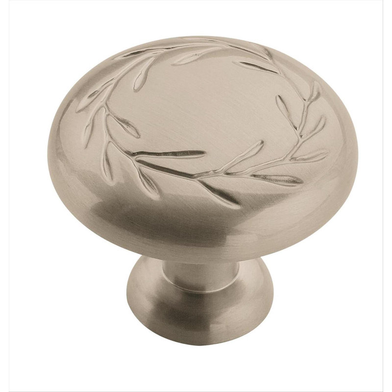 Poignée champignon 1 5/16 po de diamètre Nature's Splendor, Nickel satiné