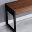 Bureau d'écriture rectangulaire en bois massif avec tiroirs Nut-brown-1429210010
