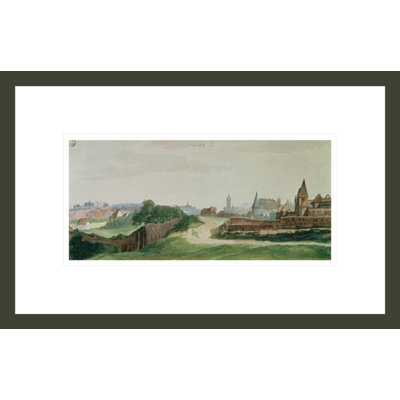 «View of Nurberg» par Albrecht Dürer, impression giclée sur cadre