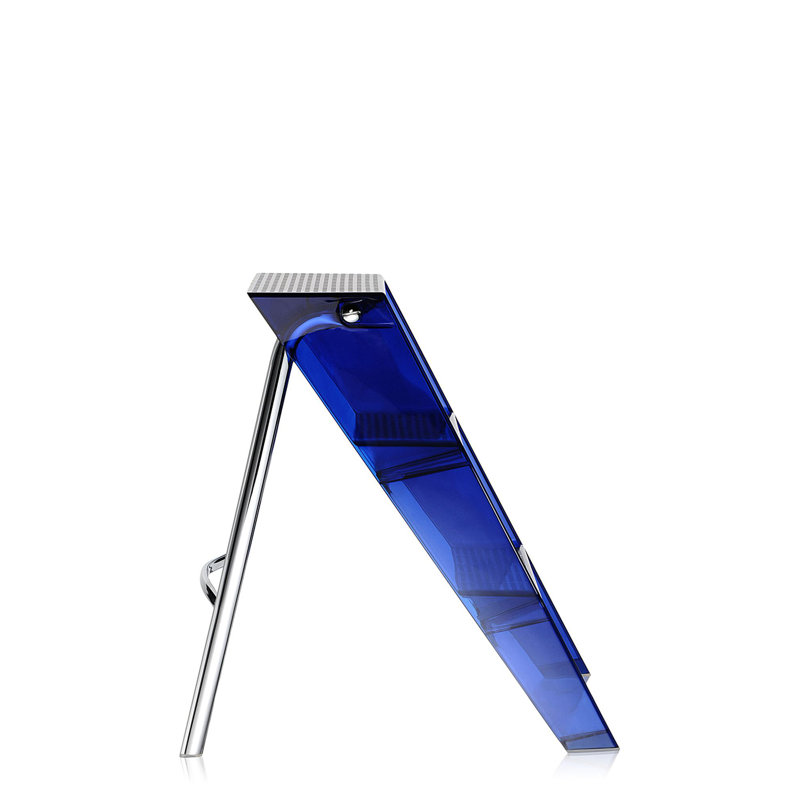 Upper 3 - Step Folding Step Stool, Cobalt
