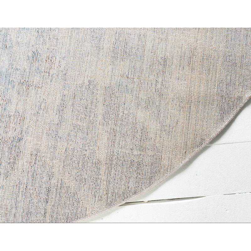 Downtown Abstract Indoor Rug, Round 8'