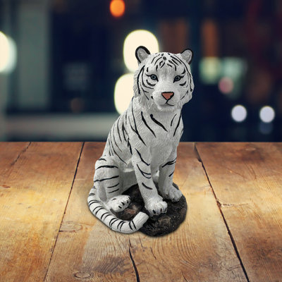 6"H Tiger Sitting Figurine
