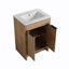Meuble-lavabo autoportant 24 po 24 po
