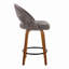 Ensemble de tabourets de bar de style Mid-Century avec comptoir fixe-603510971