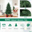 Arbre de Noël artificiel 7 pi avec 1090 pointes de branches en PVC et 340 lumières DEL blanc chaud