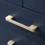 Meuble-lavabo simple 24 po avec lavabo moderne bleu