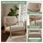 Novak Upholstered Mid-Century Armchair with Wood Arms and Frame-98146547