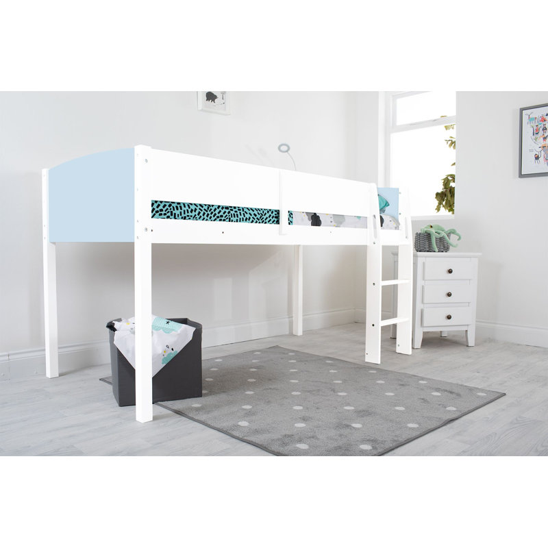 Bergenfield 90 X 190cm Mid Sleepers, White/Blue
