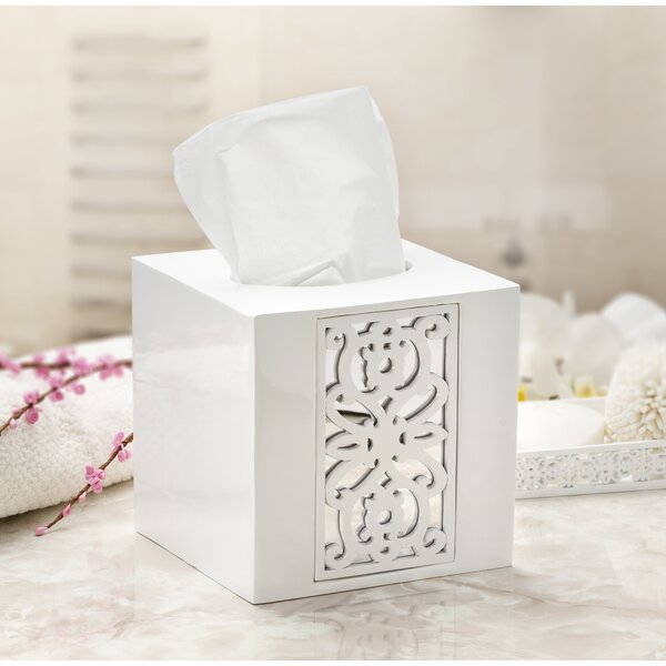Square Tissue Box Holder | Amish Wicker Kleenex Box Cover