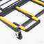 Chariot pour cloison sèche, capacité de charge de 1800 lb, chariot à panneau en acier avec 4 roulettes pivotantes et plateforme extensible, chariot à panneau pliable avec sangle d'arrimage pour la manipulation du contreplaqué, de la plaque de plâtre, du verre