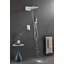 Système de douche, pomme de douche cascade avec douche à main, ensemble de robinet de douche mural pour salle de bain