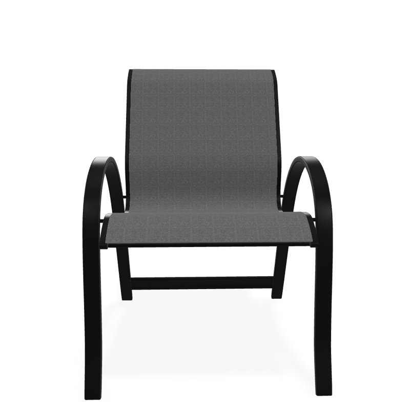 Aruba 1 Outdoor Dining Armchair, Black