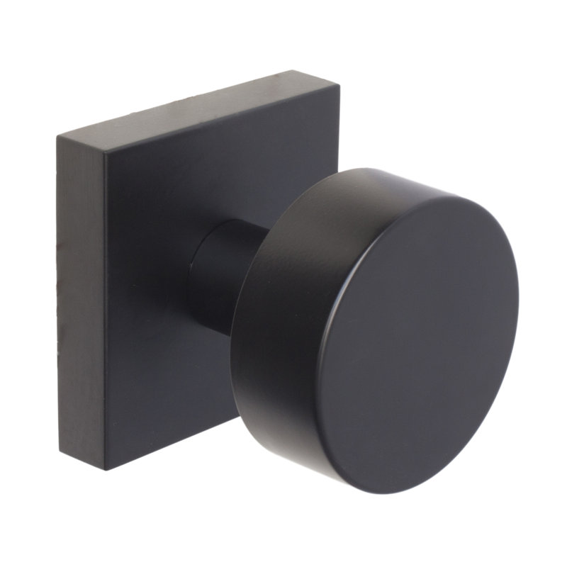 Mesa Passage Door Knob, Black