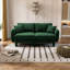 Causeuse moderne à 2 places en tissu avec pieds cylindriques et support à ressorts Modern-364207562