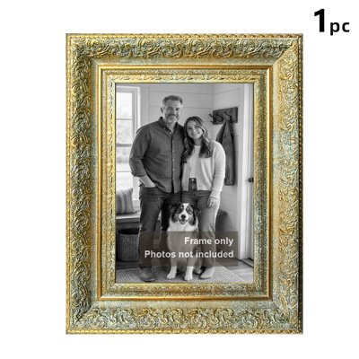 Black 1PC 8" x 10" Versatile Picture Frame with Plexiglass Front
