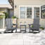Ensemble de chaises Adirondack en PEHD toutes saisons-537417273