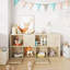 125cm H X 60cm W Toy Storage Kids Bookcase-694315366