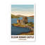 Eilean Donan Castle, Scotland - Romantic Highlands Travel Poster. Giclee Print on Wrapped Canvas. Wall Art, Home Decor - Castles & Palaces, Scotland 1 Piece Wrapped Canvas Wall Art-1071865071