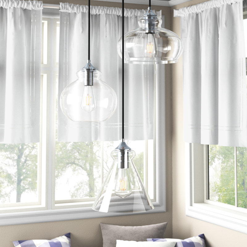 Inola 3-Light Dimmable Pendant , Chrome