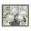 "Country hortensia", art mural encadré sur toile flottante par Nan