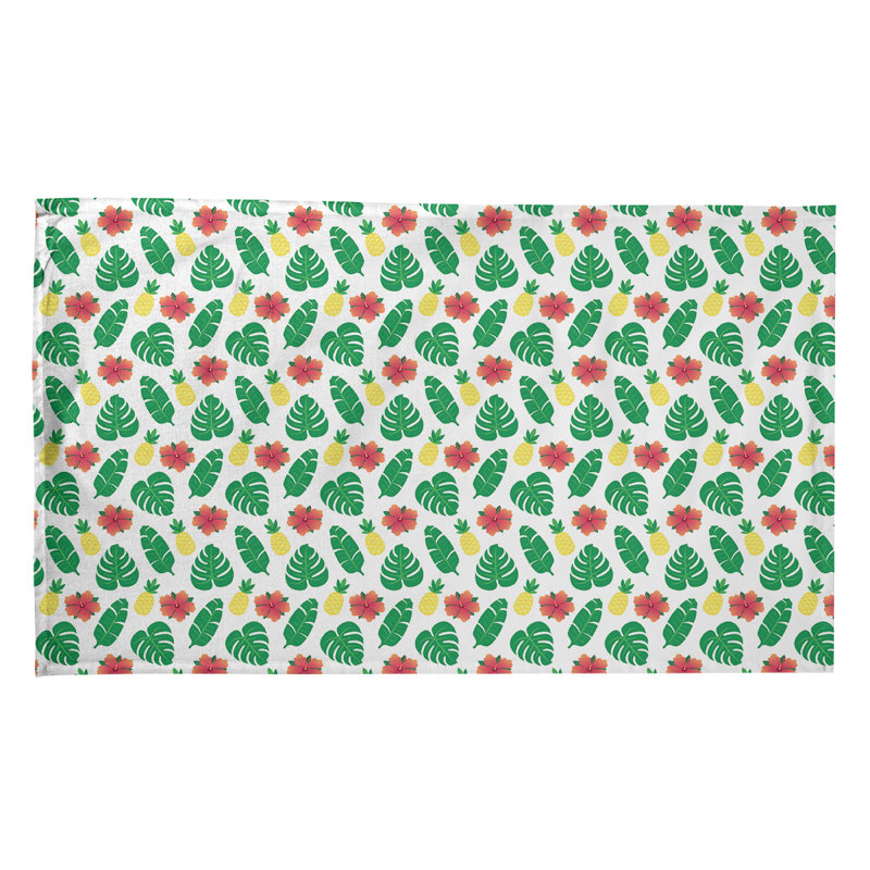 Mcguinness Tea Towel Kitchen Towel, Poly Twill, White
