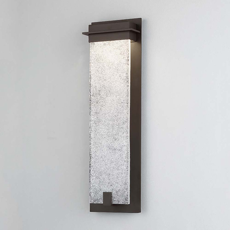 Spa 1-Light LED Outdoor Sconce, 22"H x 6.5"W x 3"D
