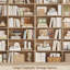 Bibliothèque double en bois à 6 niveaux H 74,3 po x l 47,2 po (ensemble de 2)-1222559880