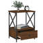 Ardi 50cm W Iron Bedside Table-412225812