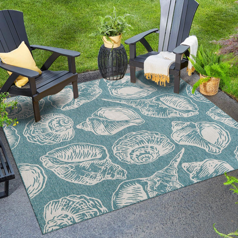 Angelys Indoor/Outdoor Area Rug, Square 10'
