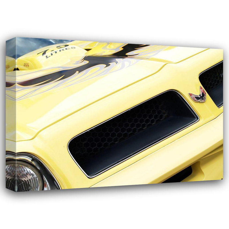 Art Direct Branson, galerie d'art Clive, titre: Pontiac Trans Am, H 28 po x l 36 po